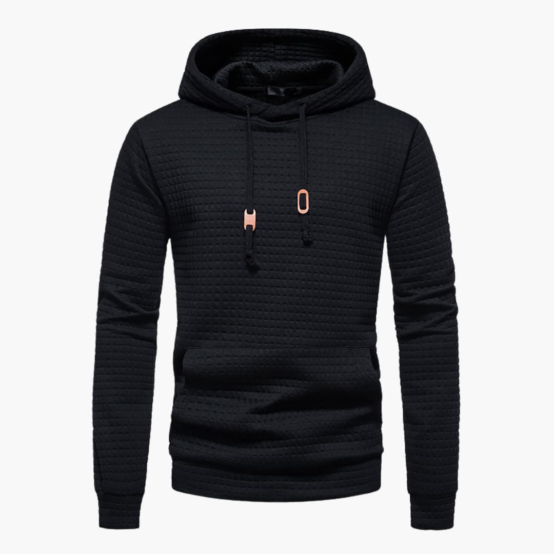 Liam™ | Stilren Hoodie med Ficka