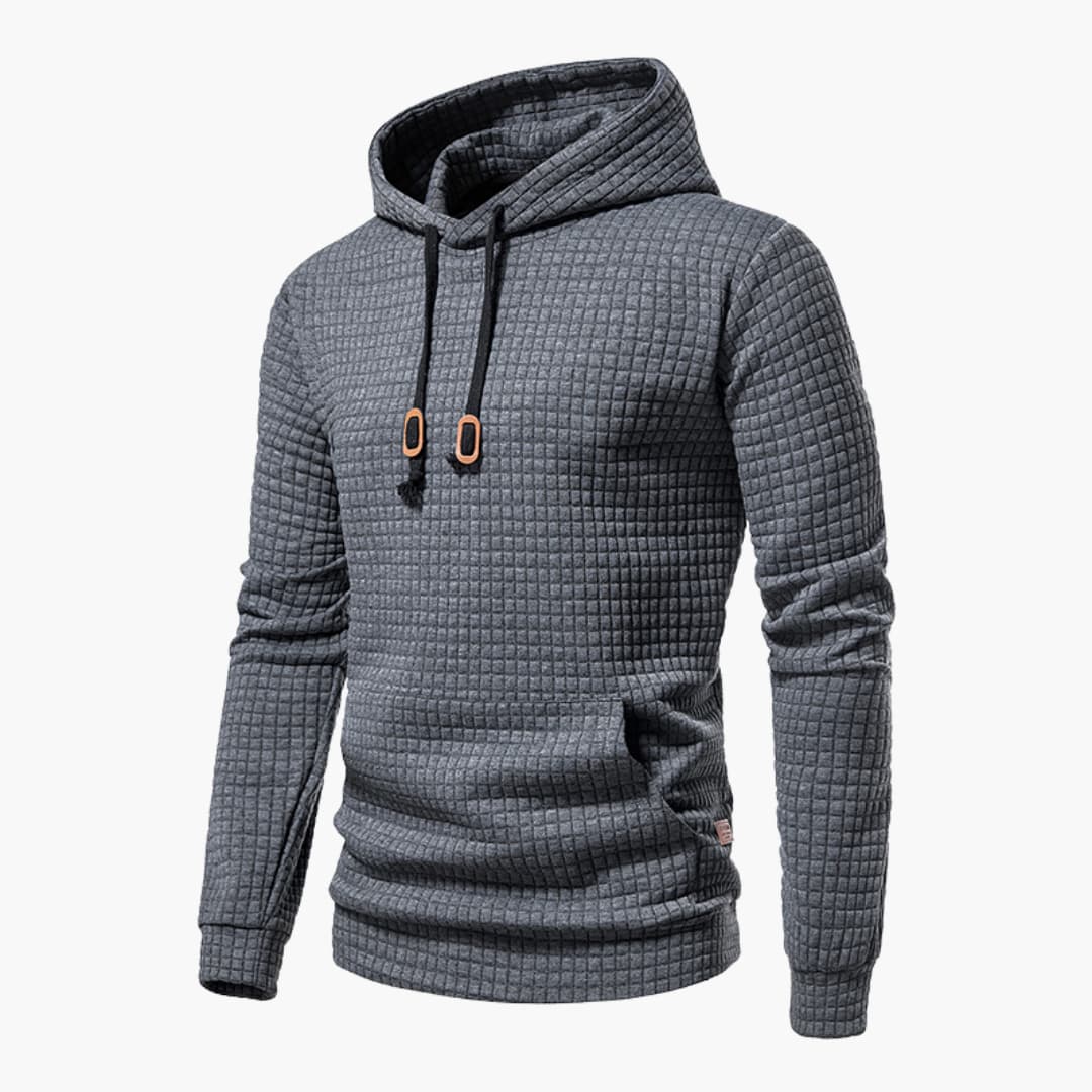 Liam™ | Stilren Hoodie med Ficka